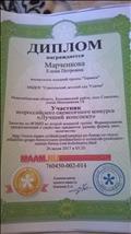 Участник всероссийского ежемесячного конкурса "Лучший конспект" 